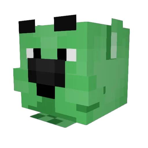 BaconGrease4852 Minecraft avatar head, 3D render