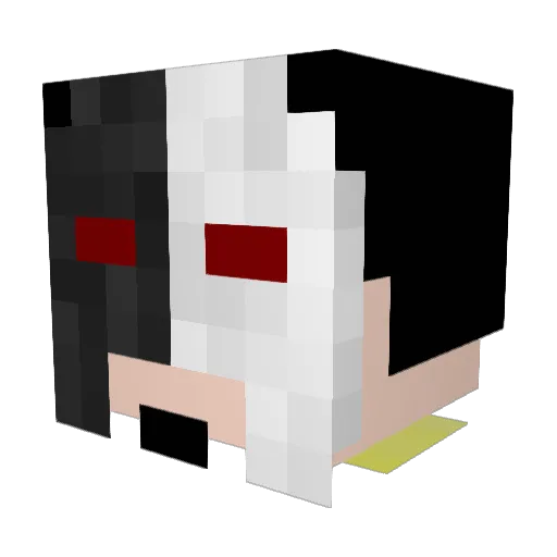 BaconMan4800 Minecraft avatar head, 3D render