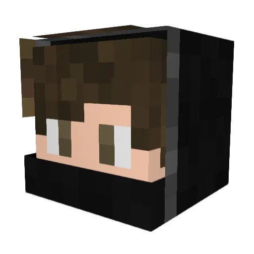 BaconMan_2047 Minecraft avatar head, 3D render