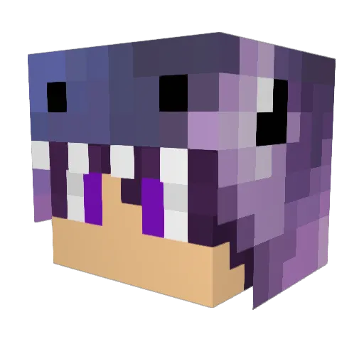 BaconPancake101 Minecraft avatar head, 3D render