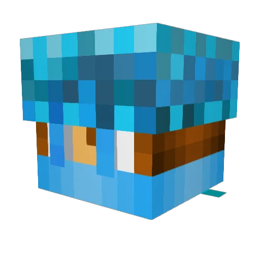 BaconSizzle36 Minecraft avatar head, 3D render