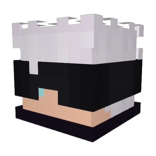 BaconSnake64 Minecraft avatar head, 3D render