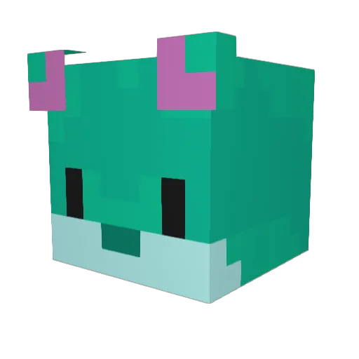 Bacon_Mortal Minecraft avatar head, 3D render