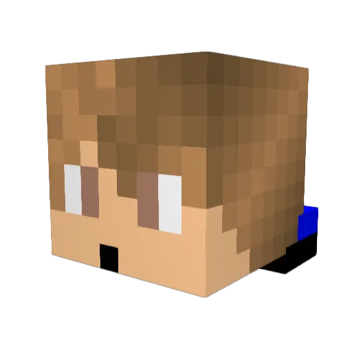 Bacon_Playz101 Minecraft avatar head, 3D render