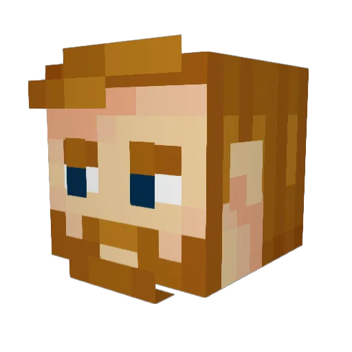 Baconboy99 Minecraft avatar head, 3D render