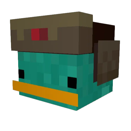 Baconbuddy207 Minecraft avatar head, 3D render