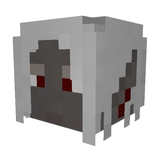 Baconthief Minecraft avatar head, 3D render