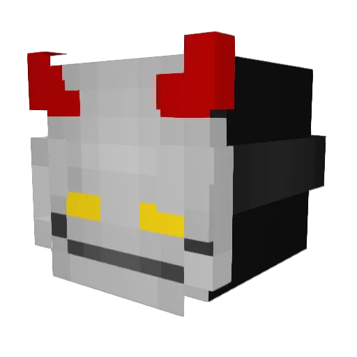 BadBeanieBoy Minecraft avatar head, 3D render