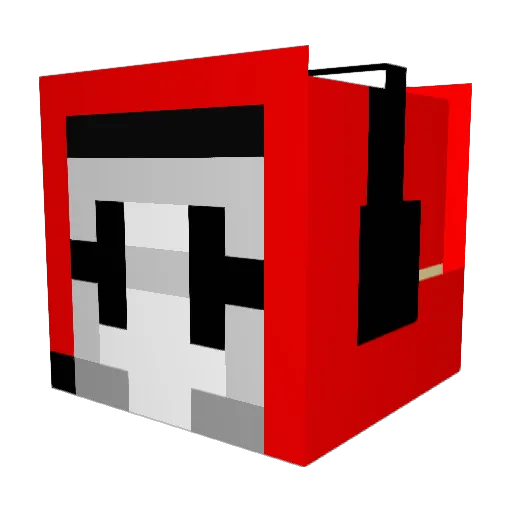 BadBoiGamingYT Minecraft avatar head, 3D render