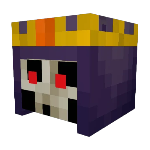 BadBones1 Minecraft avatar head, 3D render