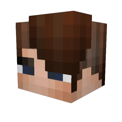 BadBoy178 Minecraft avatar head, 3D render