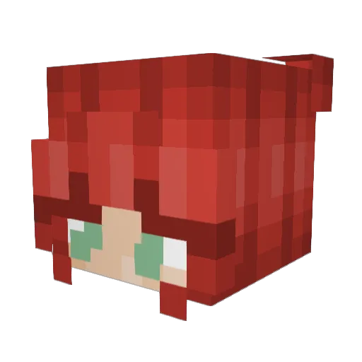 BadBunny275 Minecraft avatar head, 3D render