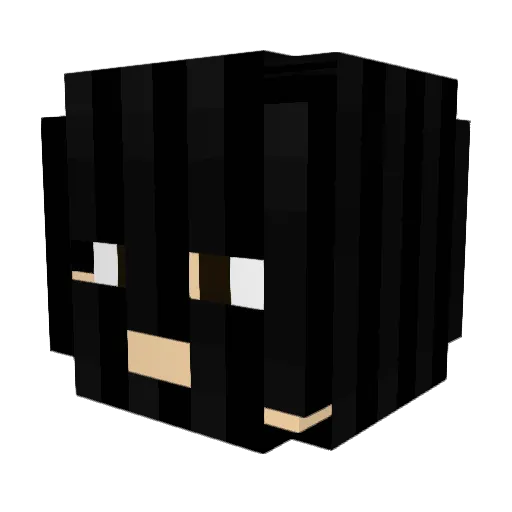 BadCata Minecraft avatar head, 3D render