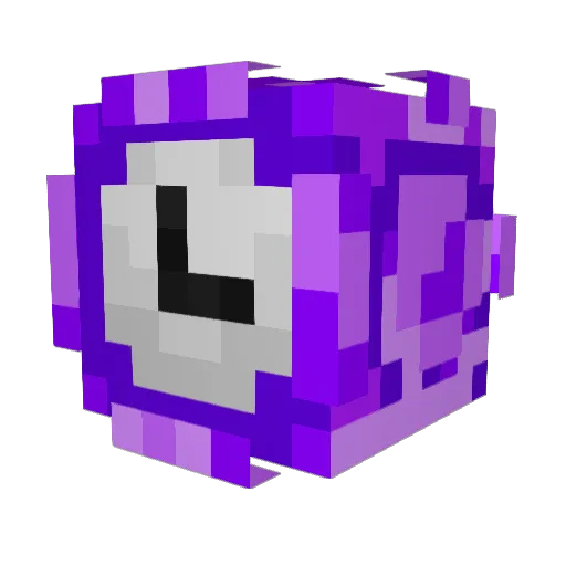 BadClock_ Minecraft avatar head, 3D render