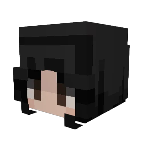 BadDetective Minecraft avatar head, 3D render