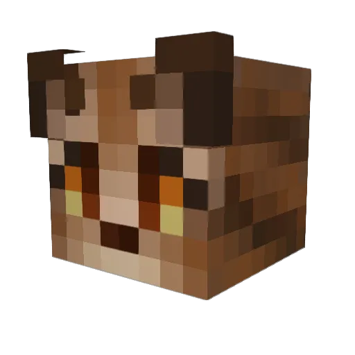 BadEliteCandy Minecraft avatar head, 3D render