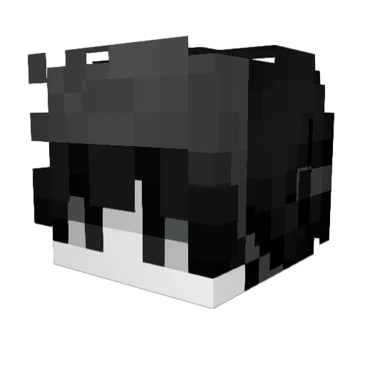 BadEndingg11 Minecraft avatar head, 3D render