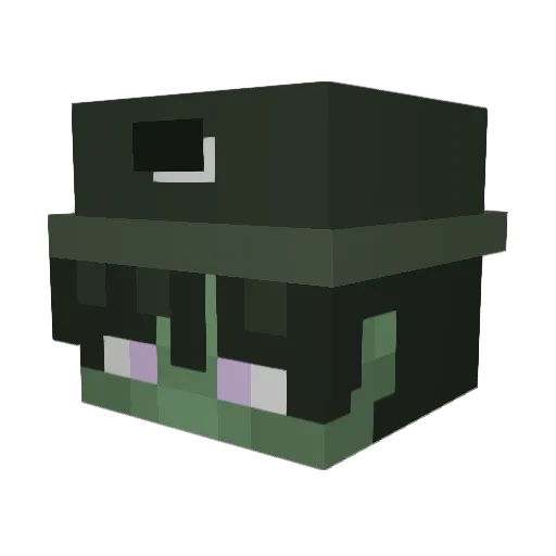 BadKxrma Minecraft avatar head, 3D render