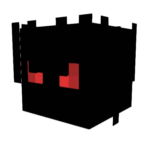 BadNiger Minecraft avatar head, 3D render