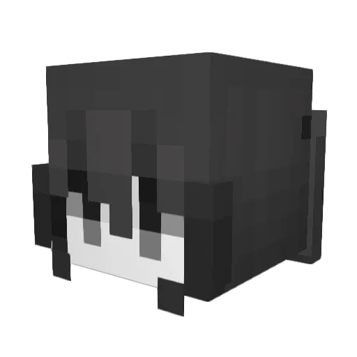 BadPlayero Minecraft avatar head, 3D render