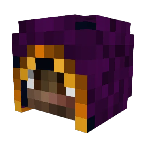 BadRitual Minecraft avatar head, 3D render