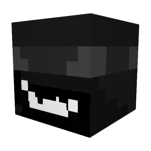 BadVoice Minecraft avatar head, 3D render