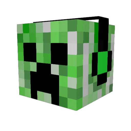 Bad_Boy Minecraft avatar head, 3D render
