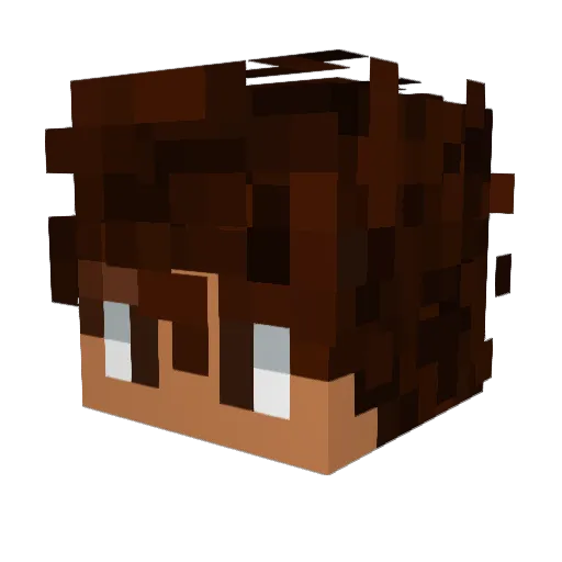 Bad_Killeur Minecraft avatar head, 3D render