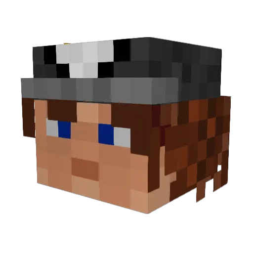 Bad_Legs Minecraft avatar head, 3D render
