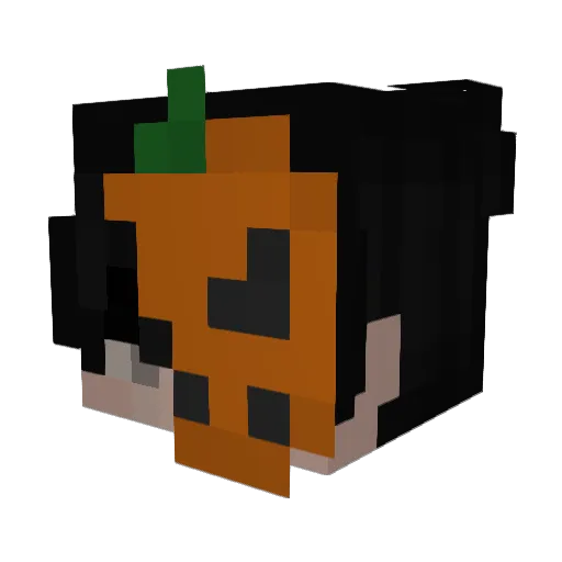Bad_Monster Minecraft avatar head, 3D render