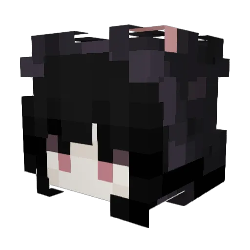 Bad_Slayer Minecraft avatar head, 3D render