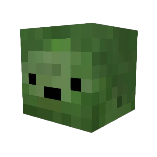 Bad_Solider Minecraft avatar head, 3D render