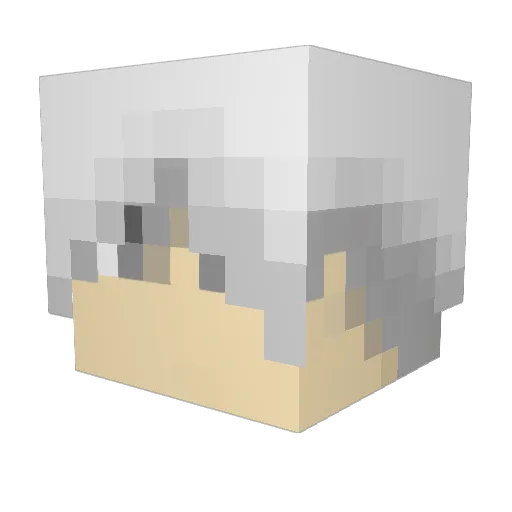Badams38 Minecraft avatar head, 3D render