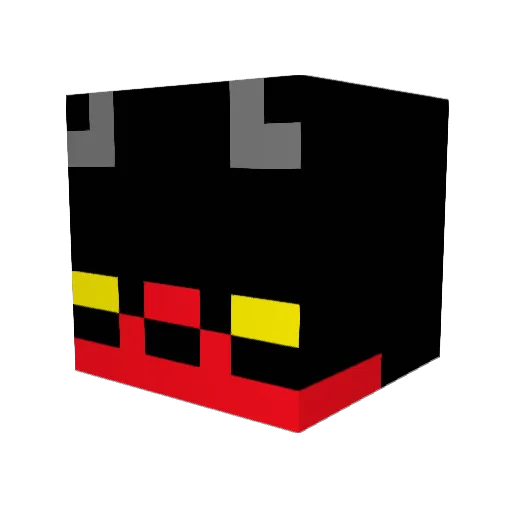 Badash1 Minecraft avatar head, 3D render