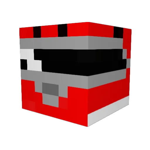 Badb0yx Minecraft avatar head, 3D render