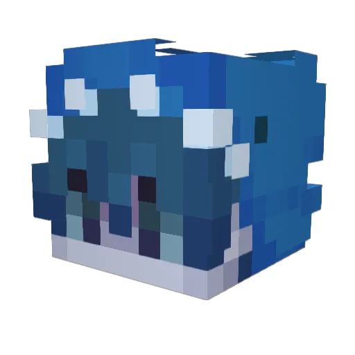 BadboyNate Minecraft avatar head, 3D render