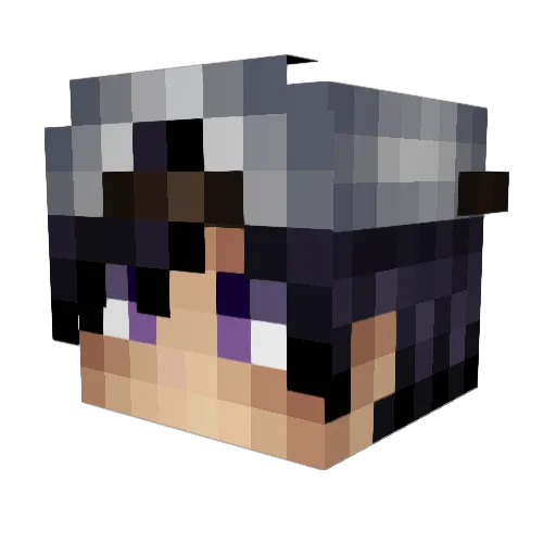 BaddyMC Minecraft avatar head, 3D render
