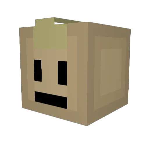 Bademeister420 Minecraft avatar head, 3D render