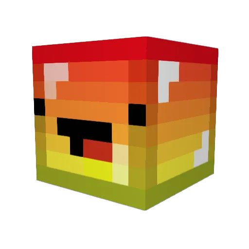 BaderAlSafar Minecraft avatar head, 3D render