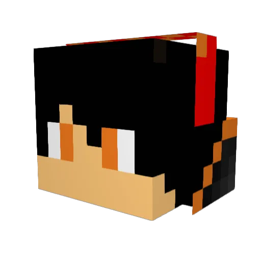 Bader_21 Minecraft avatar head, 3D render