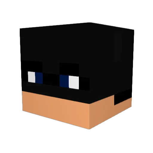 Badewanne333 Minecraft avatar head, 3D render