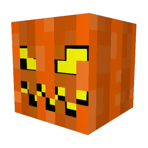 BadfotX Minecraft avatar head, 3D render
