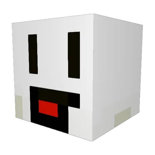 BadgerB14 Minecraft avatar head, 3D render