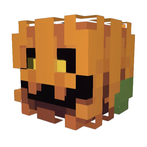 BadgerBits Minecraft avatar head, 3D render