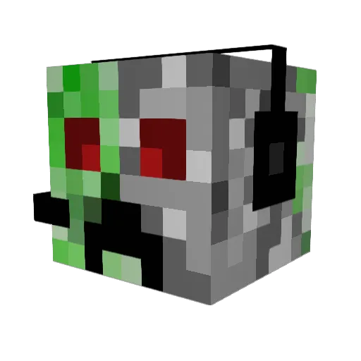 BadgerBoy6 Minecraft avatar head, 3D render