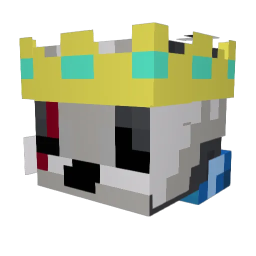 BadgerBoy_MC Minecraft avatar head, 3D render