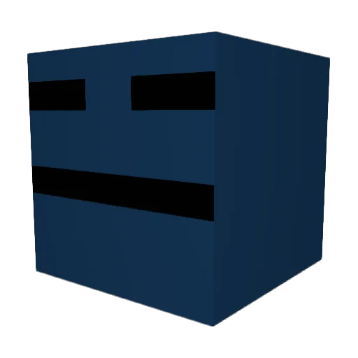 BadgerYT172 Minecraft avatar head, 3D render