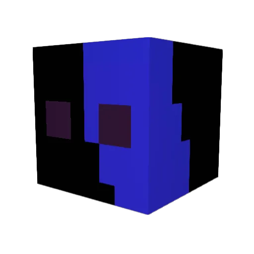 Badger_123 Minecraft avatar head, 3D render