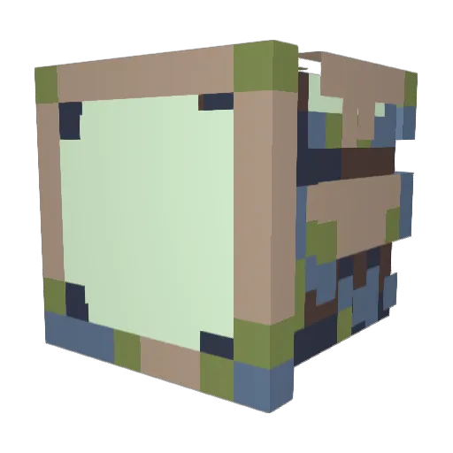 Badink1 Minecraft avatar head, 3D render