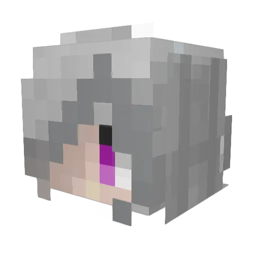 Badkyan Minecraft avatar head, 3D render